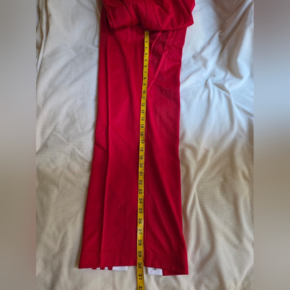 Adidas Women’s Original Adibreak Better Scarlet Red WhiteTrack Pants - Picture 8 of 15